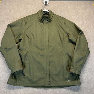 REI Co-op Madrona Jacket Women's XL Olive Green Full Zip NO HOOD